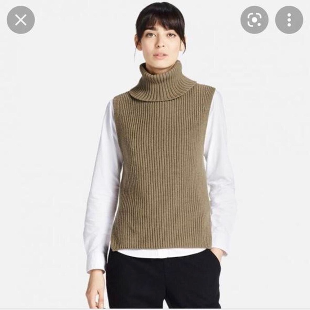 💗 knit turtleneck sweater vest